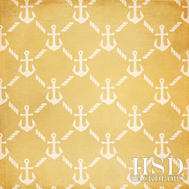 Anchors Yellow - HSD Photography Backdrops 