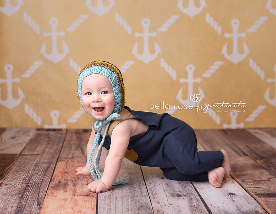 Anchors Yellow - HSD Photography Backdrops 
