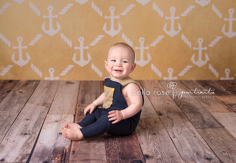 Anchors Yellow - HSD Photography Backdrops 