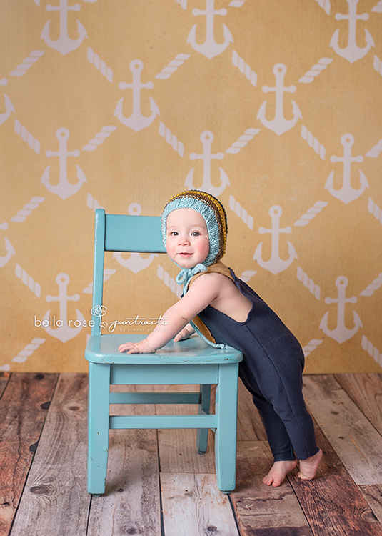 Anchors Yellow - HSD Photography Backdrops 