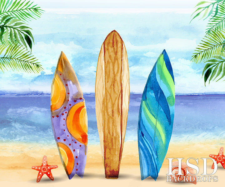 Beach Bum - HSD Photography Backdrops 