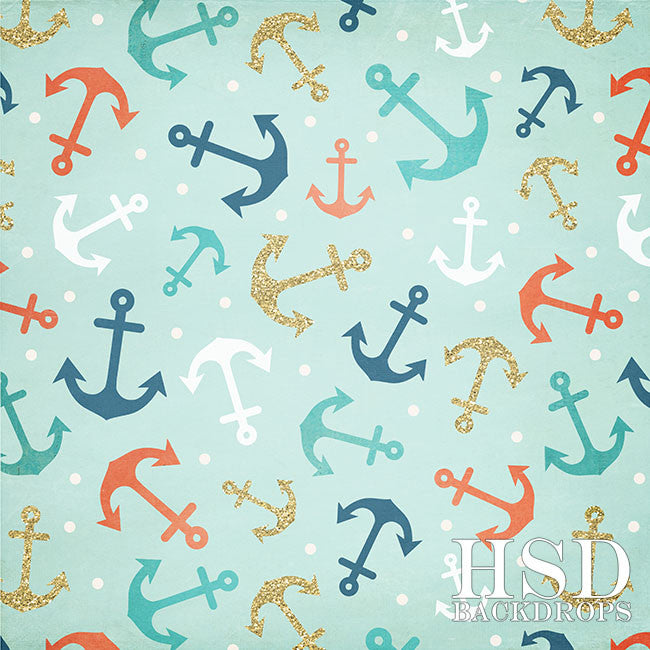 Anchors Away Boy - HSD Photography Backdrops 