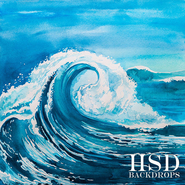 Catch a Wave - HSD Photography Backdrops 