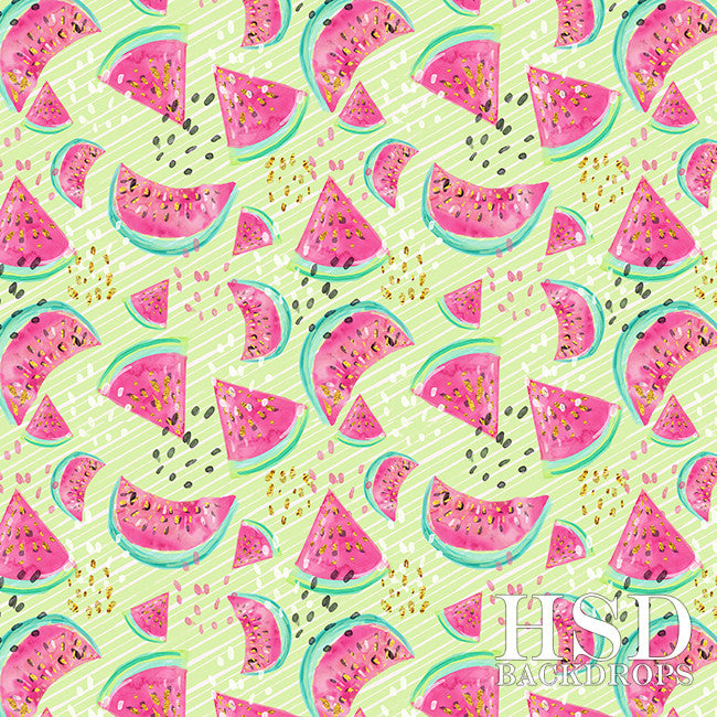 Watermelon (Green) - HSD Photography Backdrops 