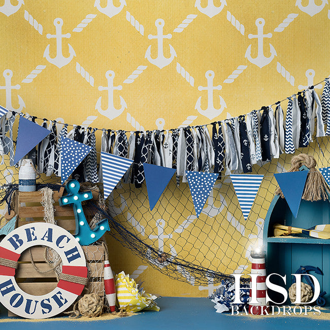Beach House - HSD Photography Backdrops 