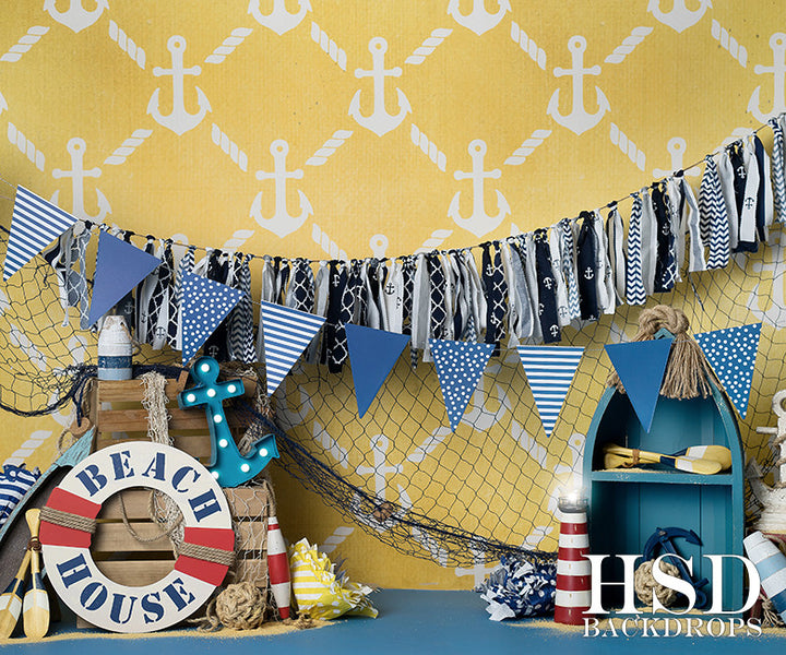 Beach House - HSD Photography Backdrops 