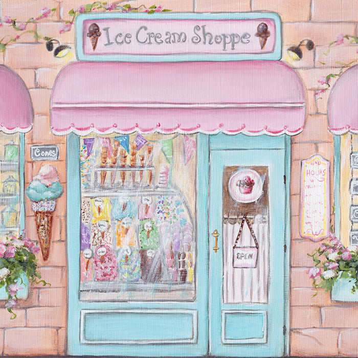 Ice Cream Shoppe - HSD Photography Backdrops 