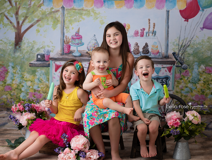 Ice Cream Cart - HSD Photography Backdrops 