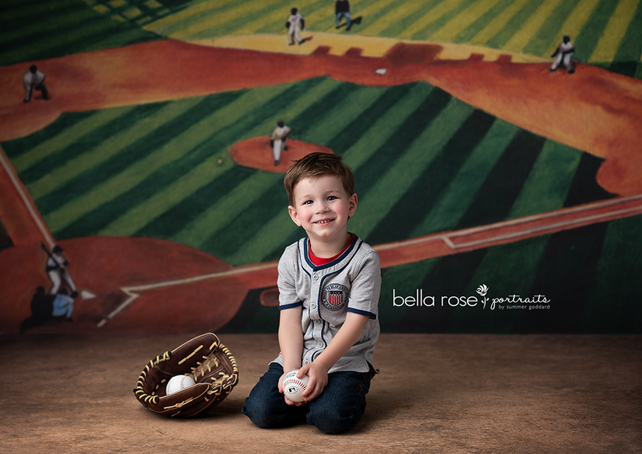 Baseball Ball Game - HSD Photography Backdrops 