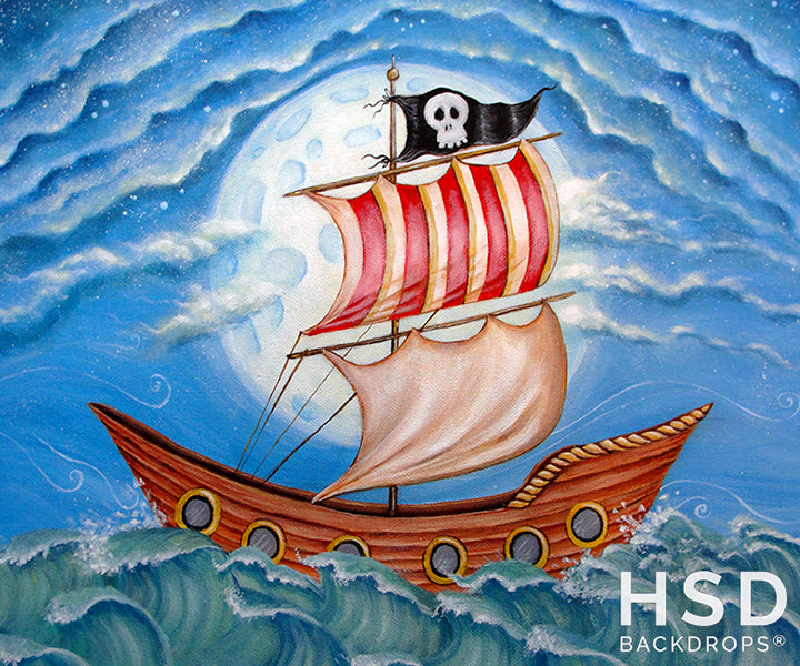 Pirate Ship - HSD Photography Backdrops 