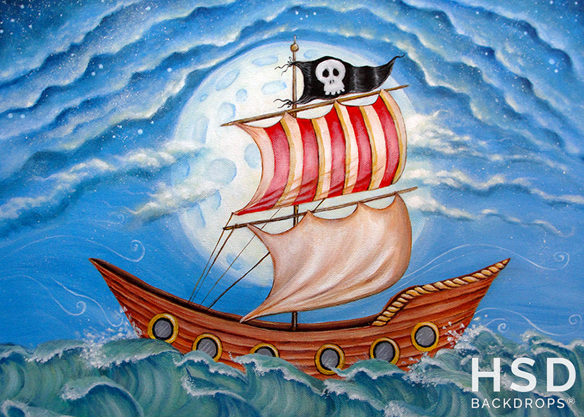 Pirate Ship - HSD Photography Backdrops 