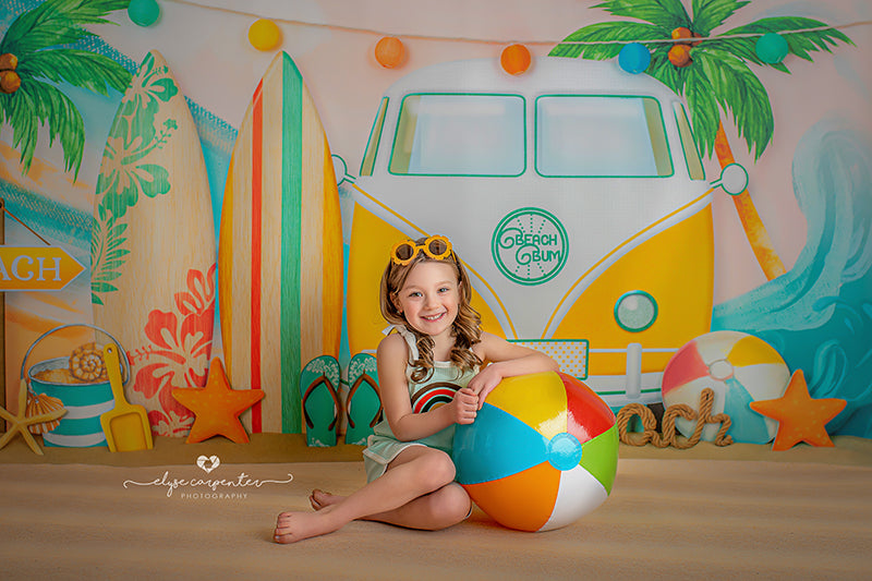 Gone Surfin' - HSD Photography Backdrops 