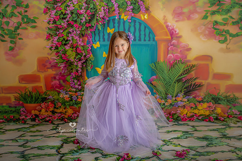 Casita Door Decorated - HSD Photography Backdrops 
