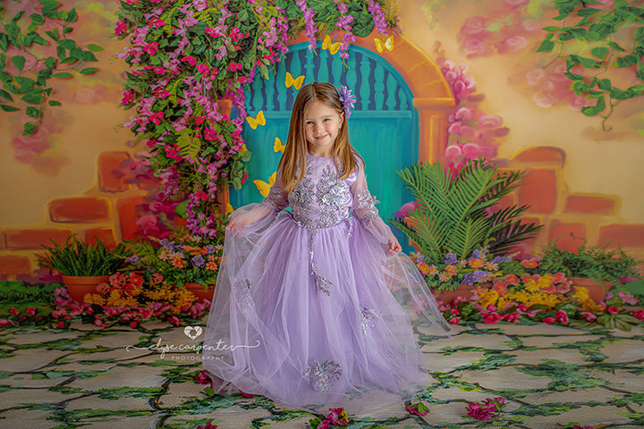 Casita Door Decorated - HSD Photography Backdrops 