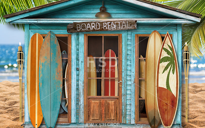 Surf Shop - HSD Photography Backdrops 