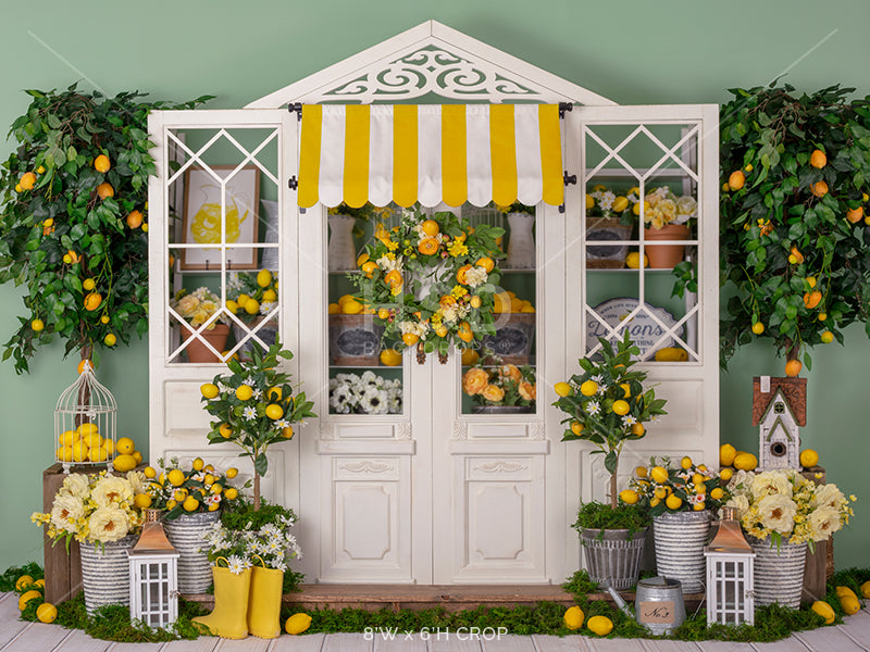 Lemon Greenhouse - HSD Photography Backdrops 