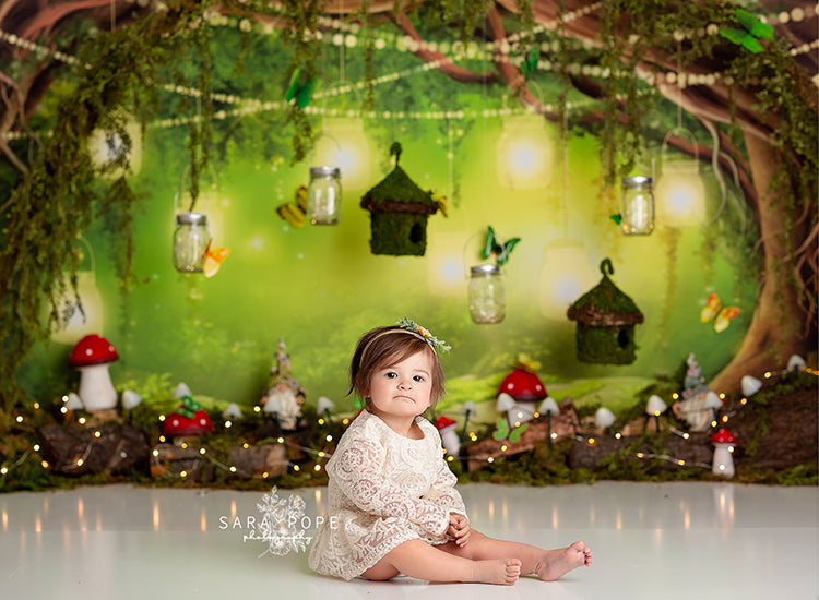 Enchanted Forest Tree (with lights) - HSD Photography Backdrops 