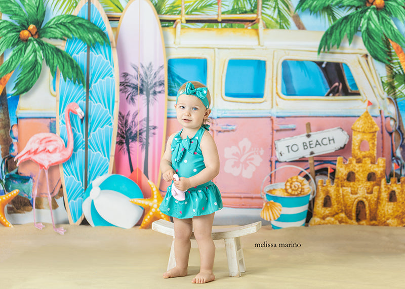 Malibu Beach - HSD Photography Backdrops 