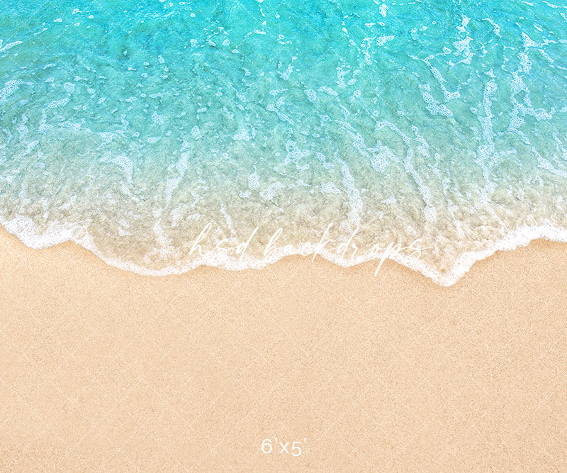 Ocean Photo Backdrop Beach Sand Photography Backdrop Summer Photo Background Ocean