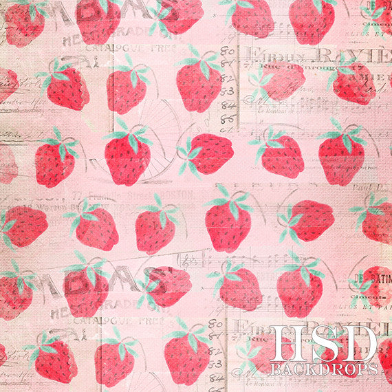 Photography Backdrop Photo Background | Strawberry - HSD Photography Backdrops 