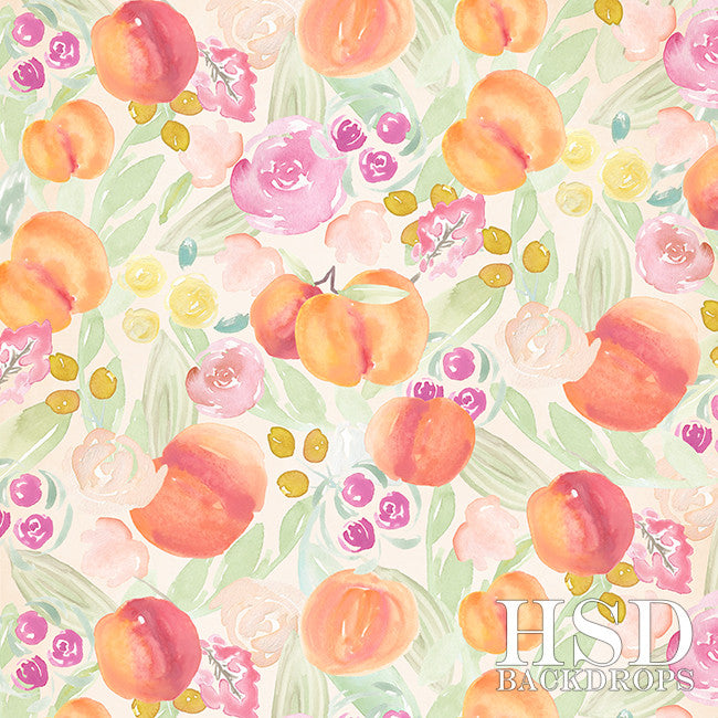 Sweet Peach - HSD Photography Backdrops 