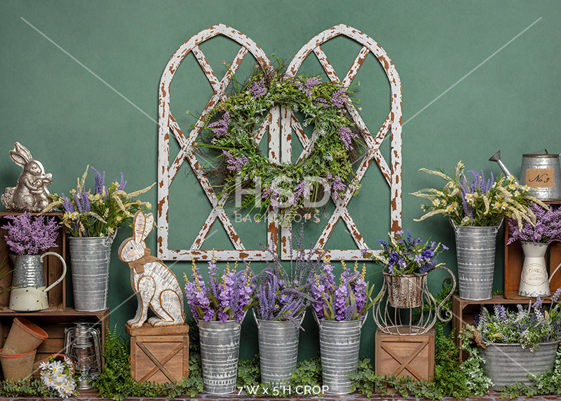 Lavender Garden - HSD Photography Backdrops 