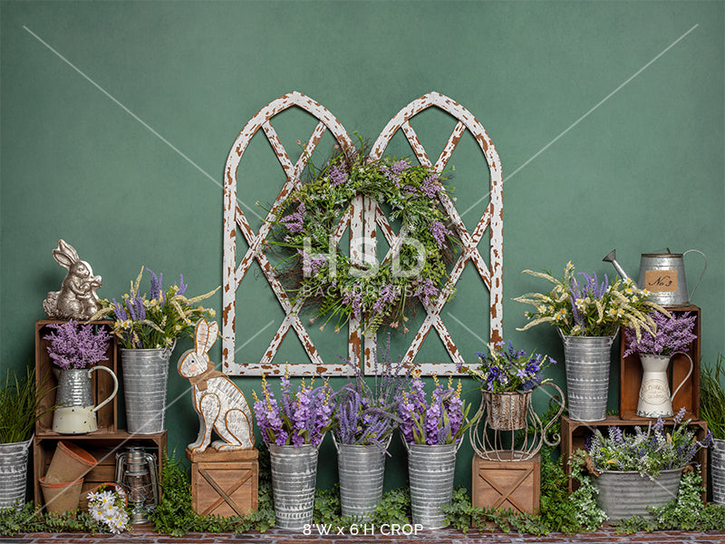 Lavender Garden - HSD Photography Backdrops 