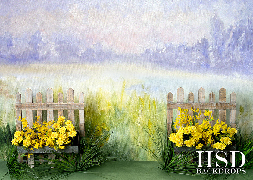 Spring Floral Photography Backdrop Spring Photo Backdrop Spring Props ...