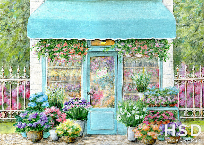 Flower Shop - HSD Photography Backdrops 