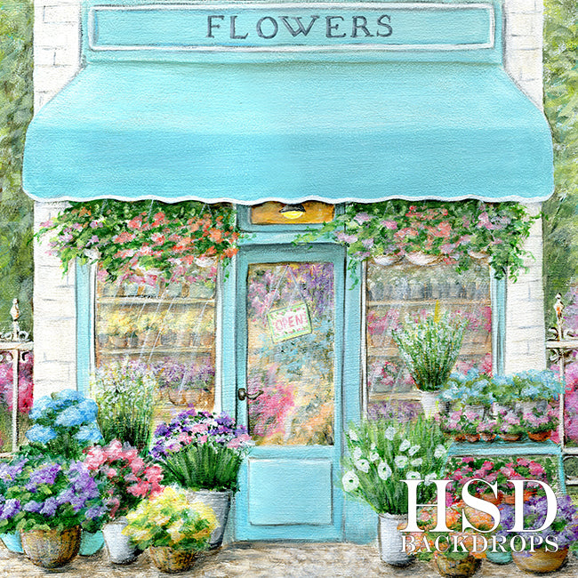 Flower Shop - HSD Photography Backdrops 
