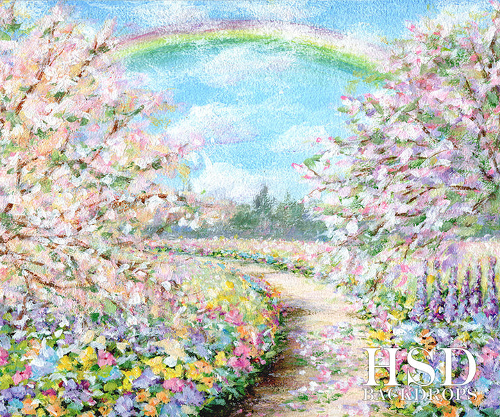 Spring Botanical Gardens - HSD Photography Backdrops 