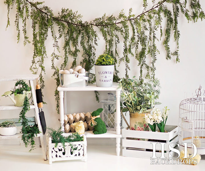 Garden Bunny - HSD Photography Backdrops 
