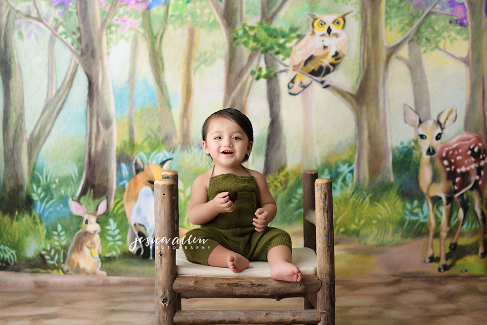 Woodland Critters - HSD Photography Backdrops 