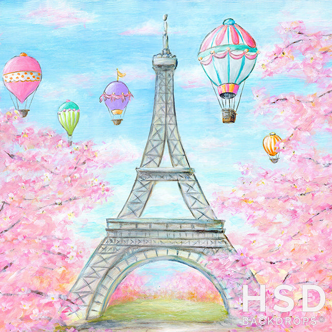 Spring Fleurs de Paris - HSD Photography Backdrops 