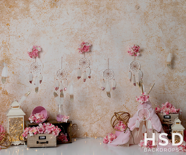 Boho Dreamcatcher Set Up - HSD Photography Backdrops 