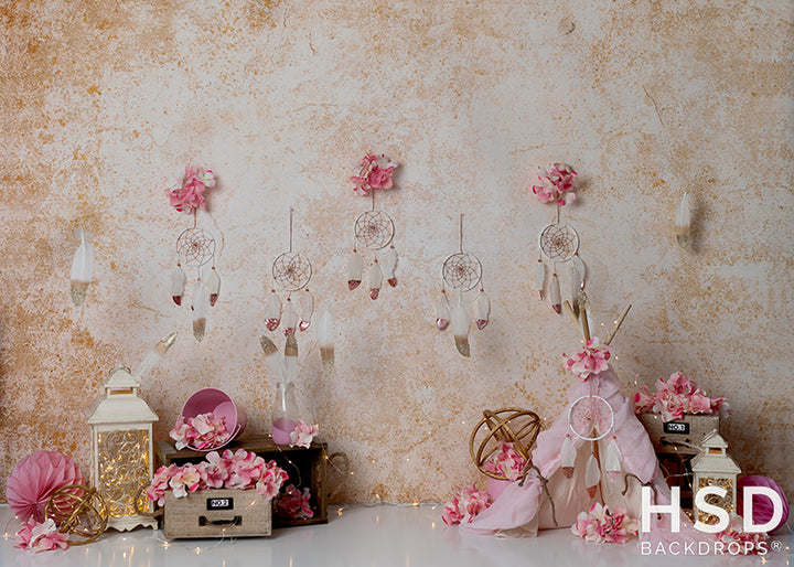 Boho Dreamcatcher Set Up - HSD Photography Backdrops 