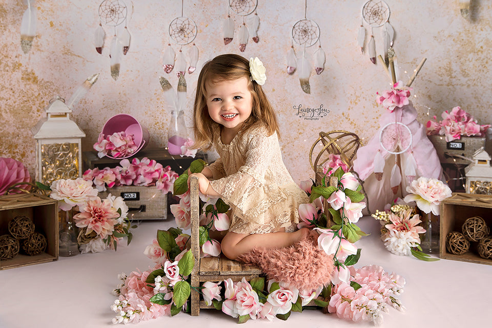 Boho Dreamcatcher Set Up - HSD Photography Backdrops 