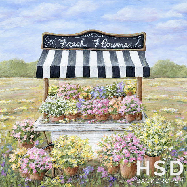Flower Cart - HSD Photography Backdrops 