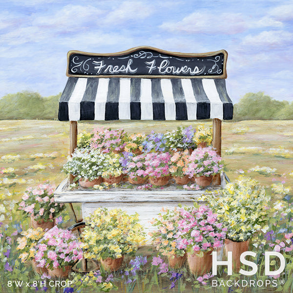 Flower Cart - HSD Photography Backdrops 