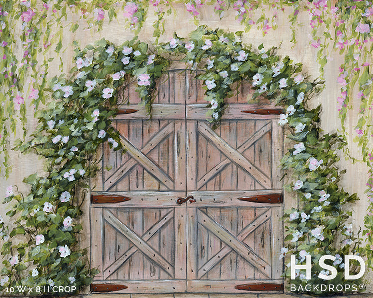 Secret Garden Door - HSD Photography Backdrops 