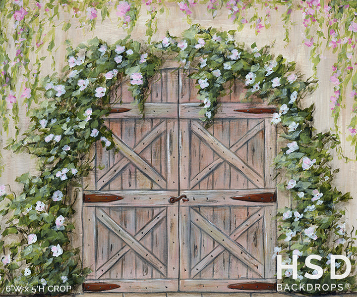 Secret Garden Door - HSD Photography Backdrops 