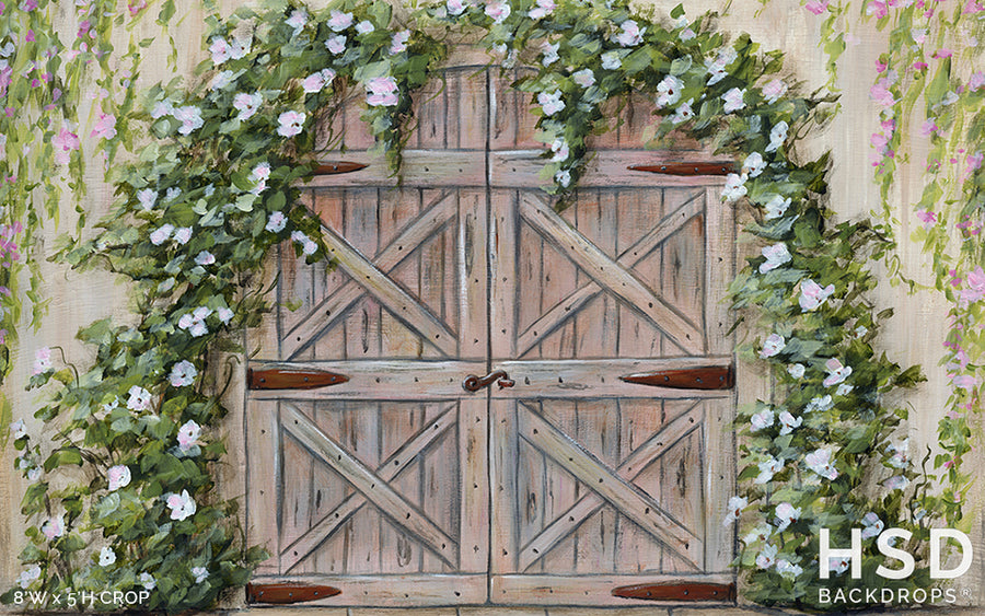 Secret Garden Door - HSD Photography Backdrops 
