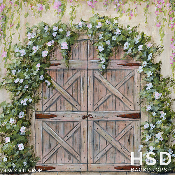 Secret Garden Door - HSD Photography Backdrops 