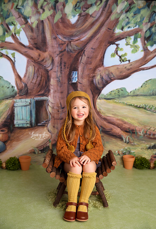 Honey Bear's Tree House - HSD Photography Backdrops 