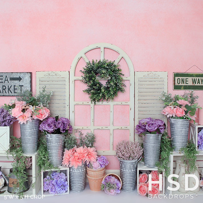 Spring Flower Market - HSD Photography Backdrops 