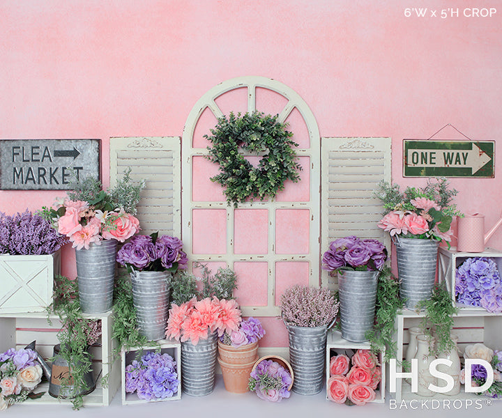 Spring Flower Market - HSD Photography Backdrops 