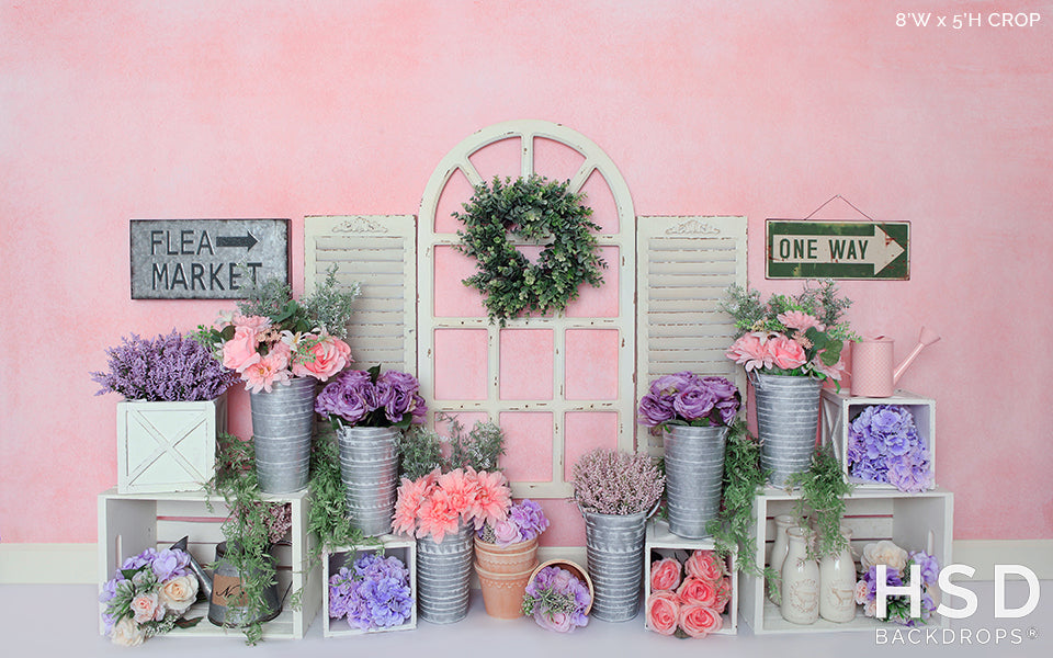 Spring Flower Market - HSD Photography Backdrops 