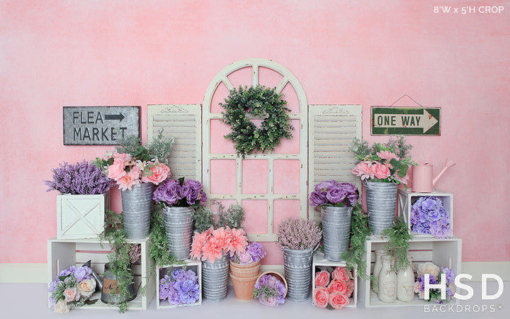 Spring Flower Market - HSD Photography Backdrops 