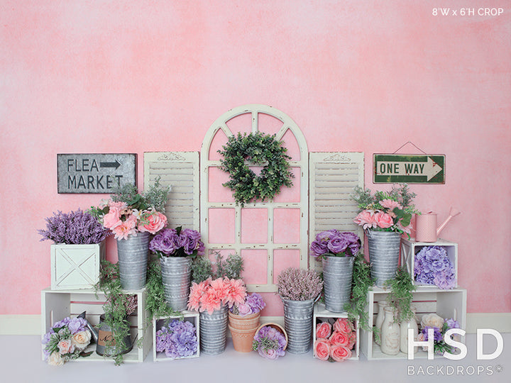 Spring Flower Market - HSD Photography Backdrops 