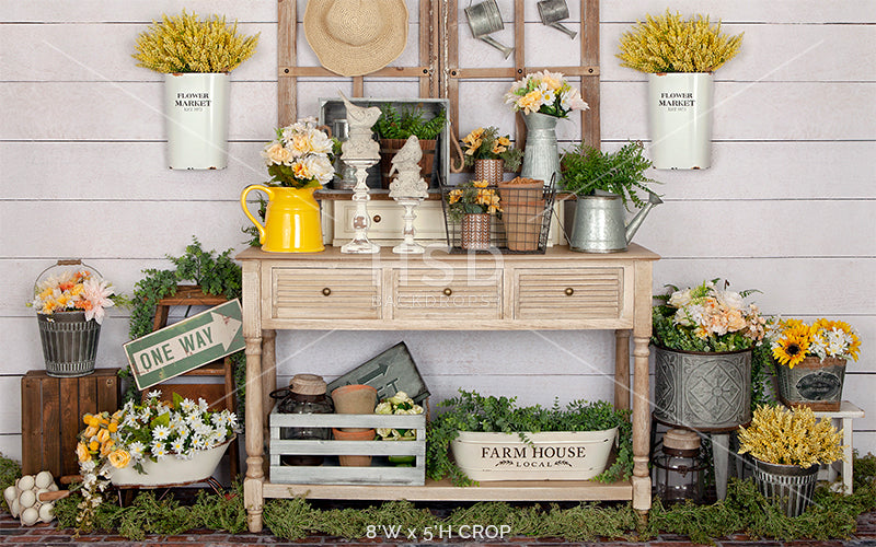 Mellow Yellow Spring - HSD Photography Backdrops 